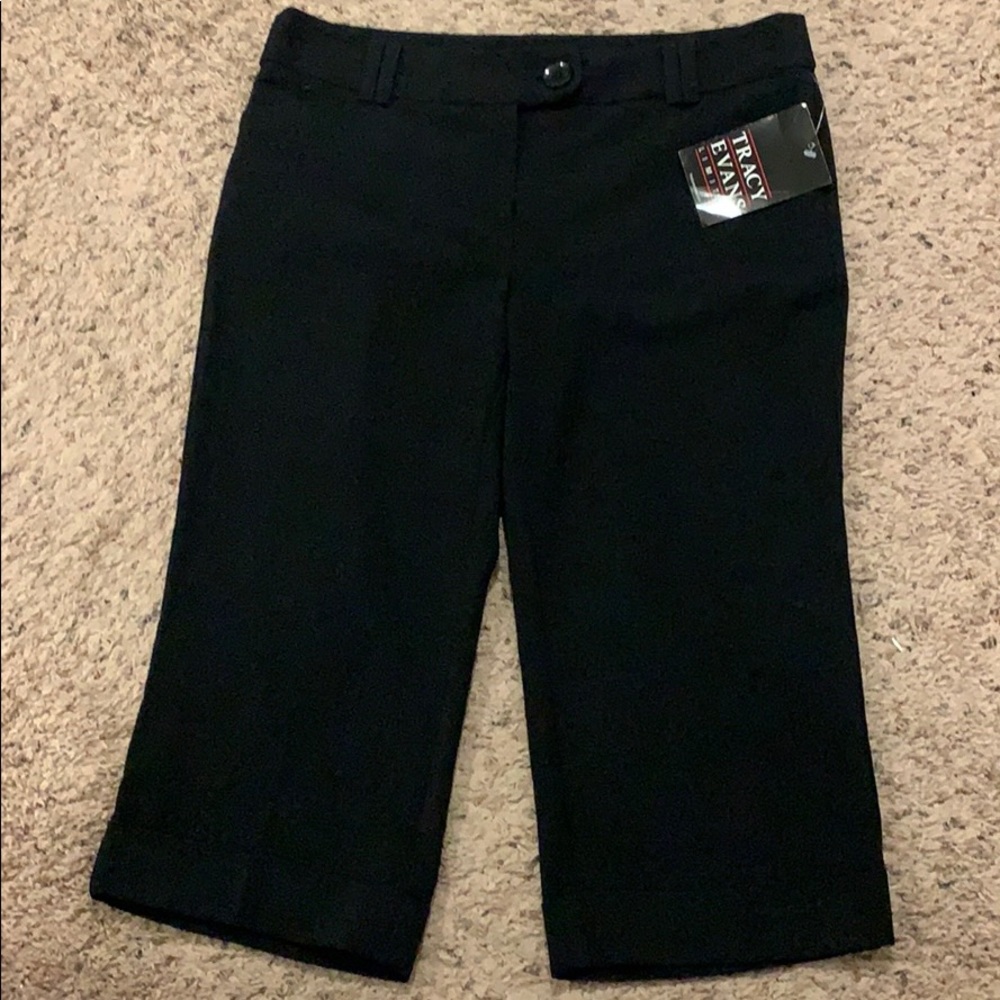 Straight Leg Capri Pants